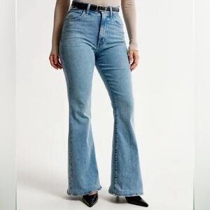Abercrombie & Fitch Light Blue Flare Jeans